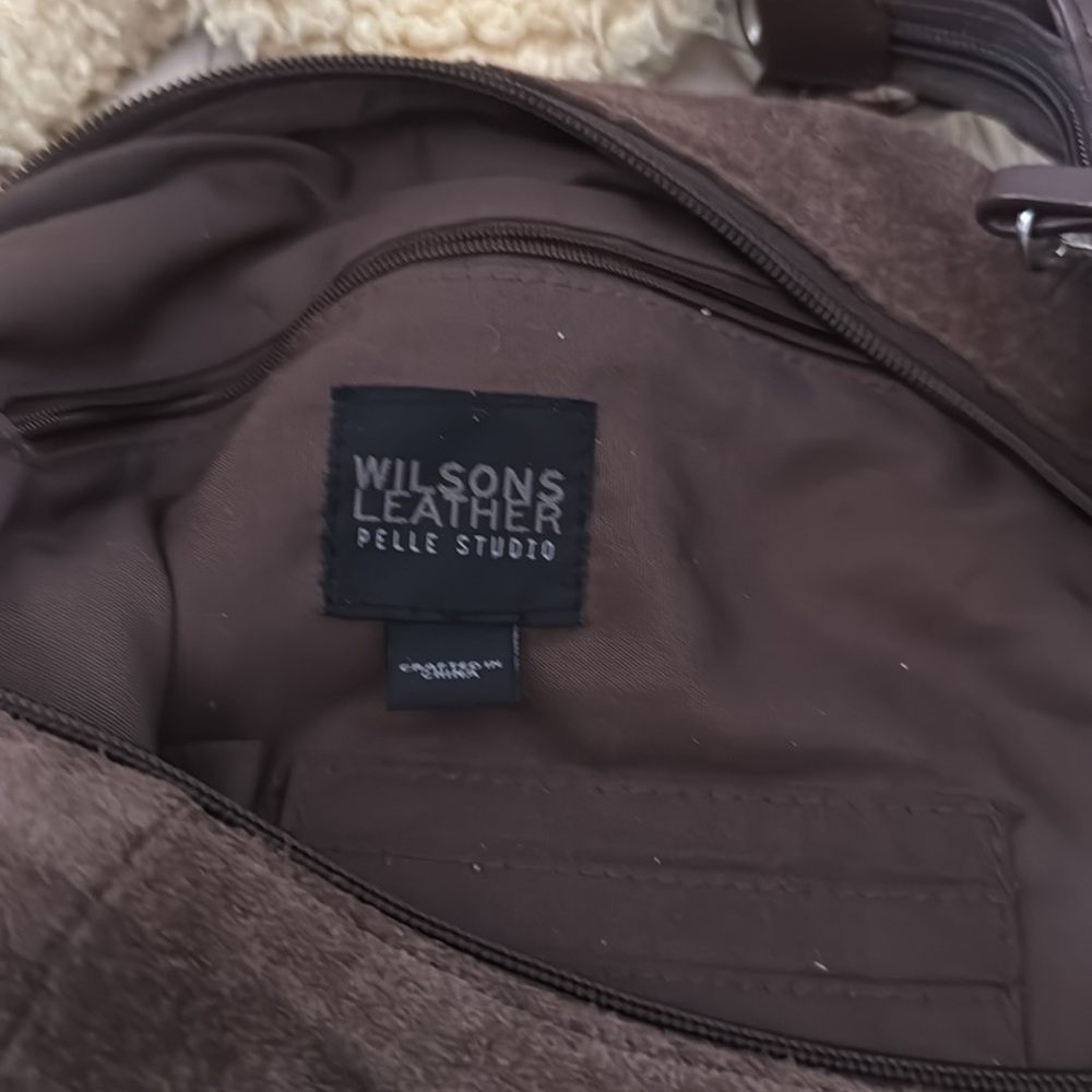 Wilson Brown studio pelle Suede Hobo Bag - Picture 4 of 7